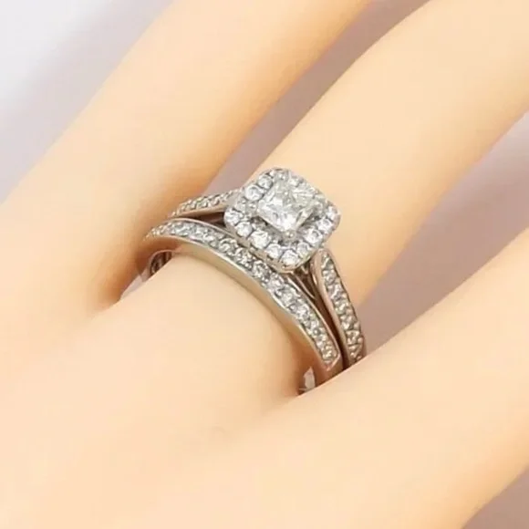 The Leo Diamond 1ctw Natural Diamond 14K Gold Engagement Ring & Band Set Sz7.5 - Picture 14 of 16